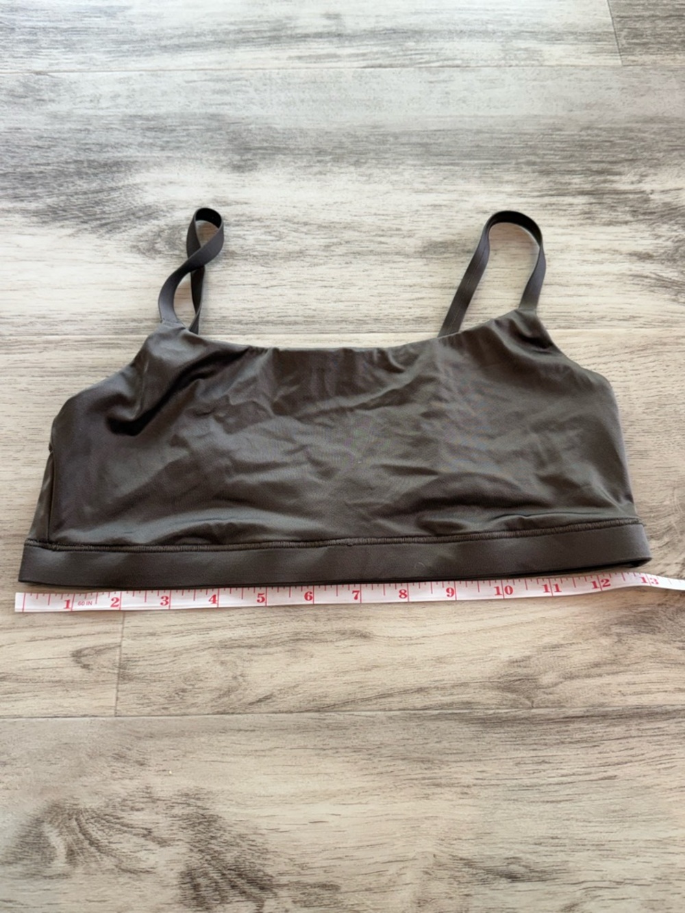 Simple Brown/Deep Green Bra